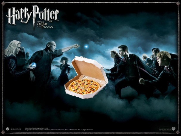 Harry Potter and the Order of the Pizzas (by Fleur)